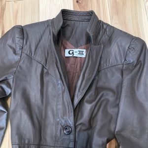 Full Length Leather Coat